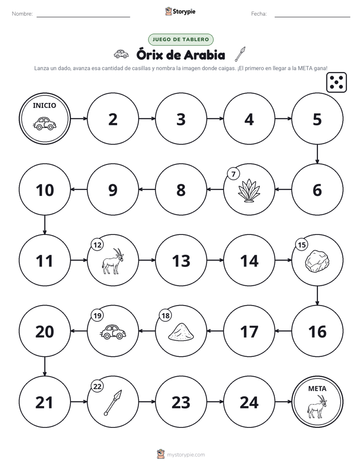 Juego de Rueda y Avanza