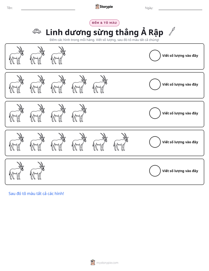 Đếm & Tô Màu