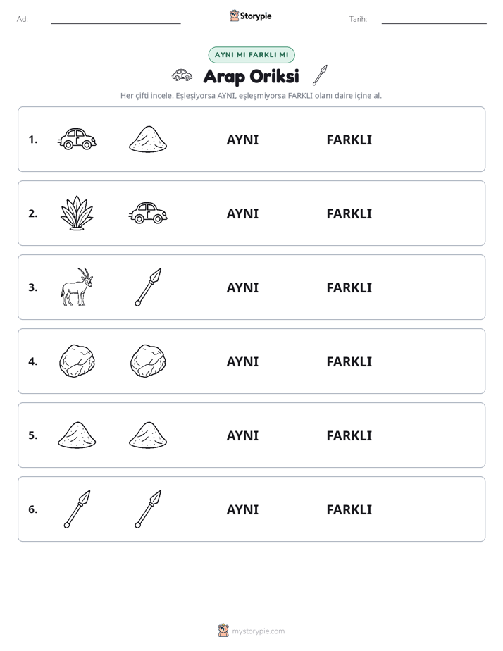 Aynı mı Farklı mı