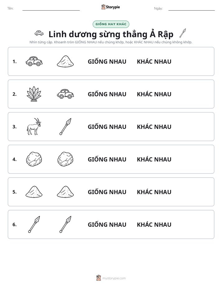 Giống Hay Khác