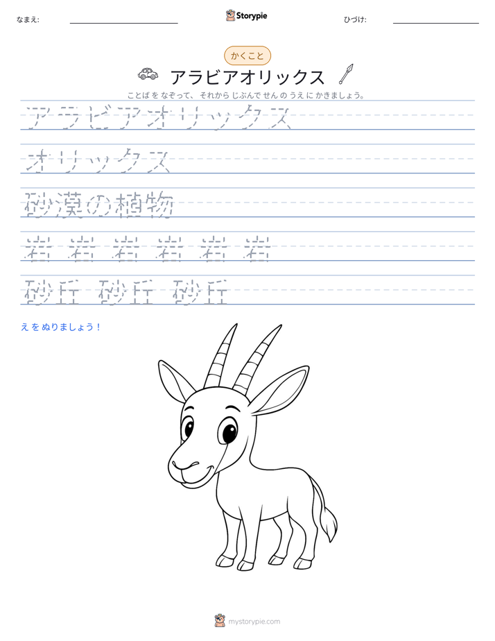 書き取り練習