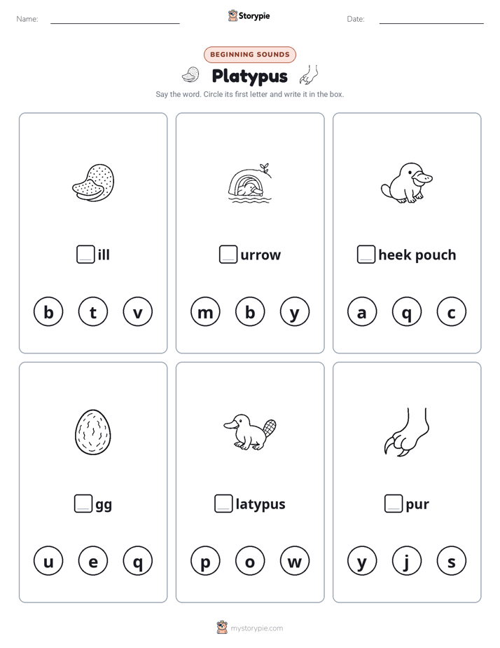 Beginning Sounds