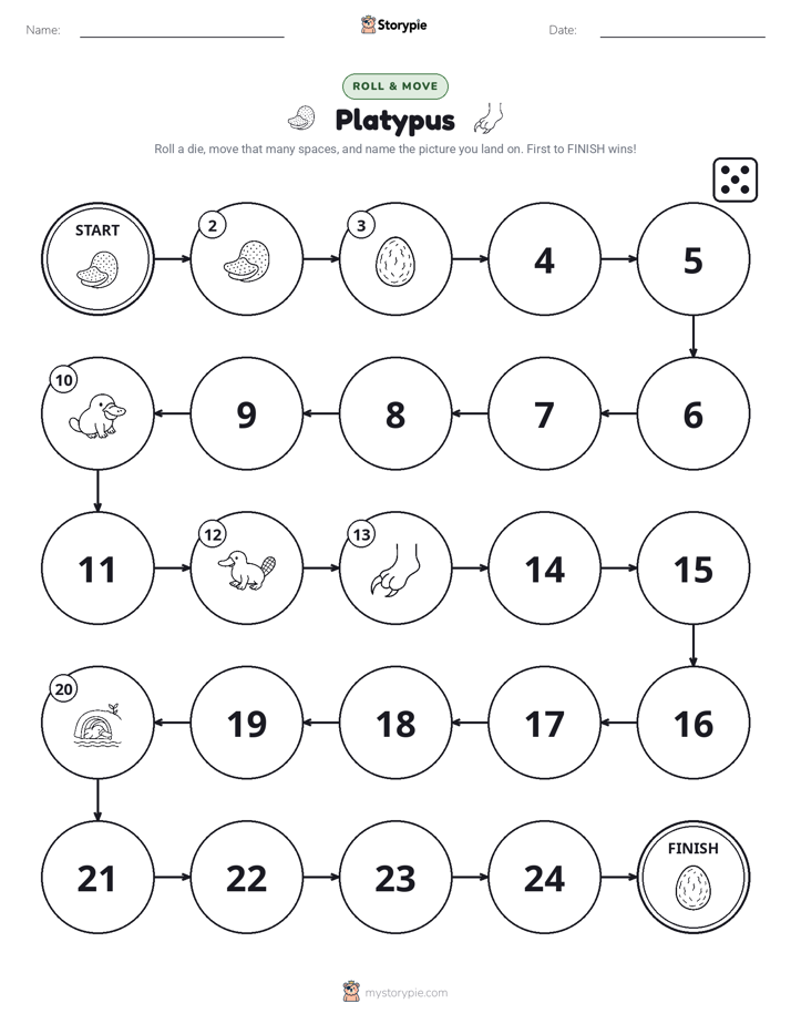 Roll & Move Game