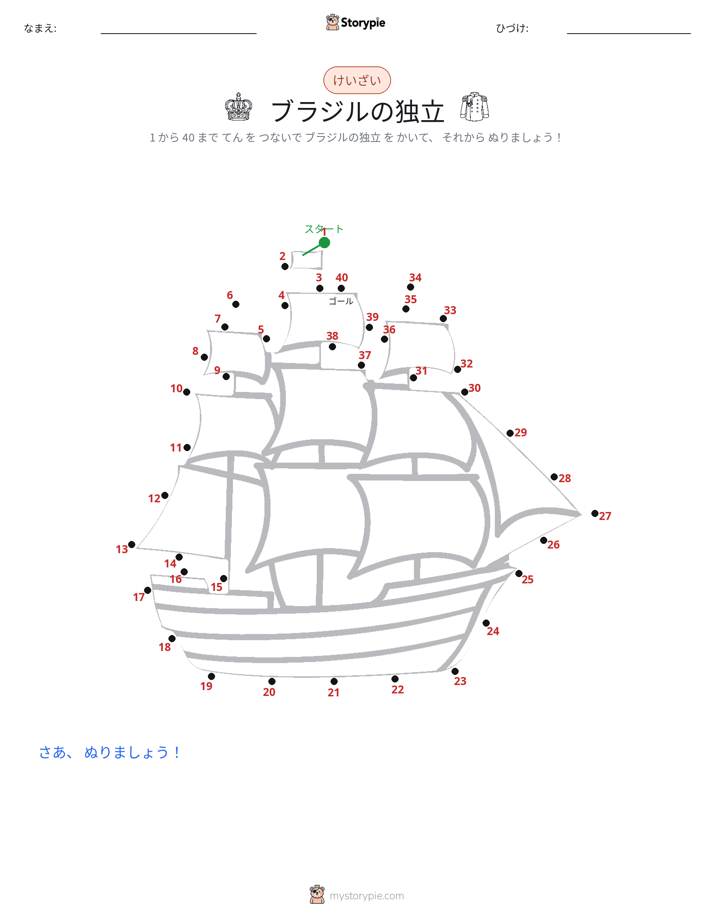 点つなぎ