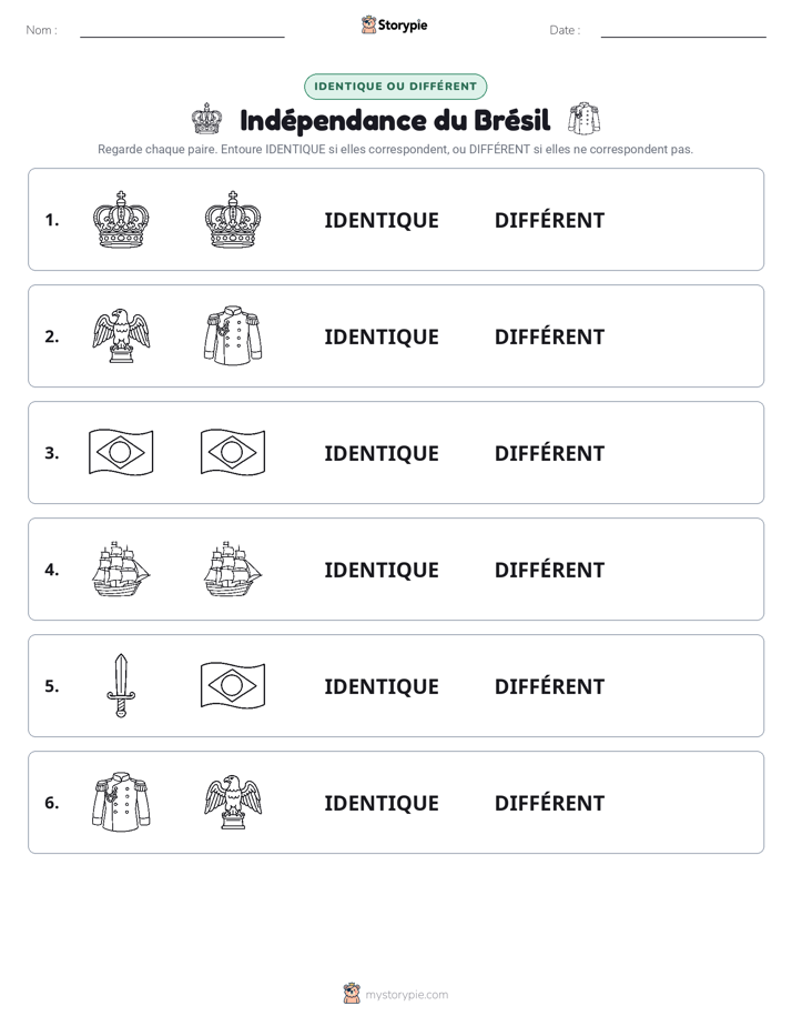 Identique ou Différent