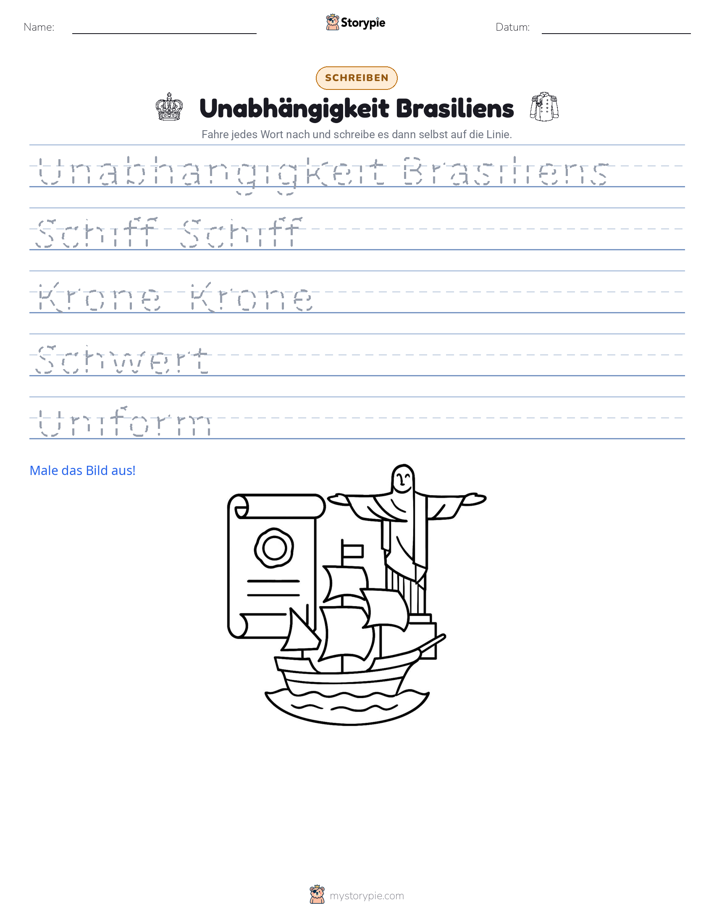 Schreibübung