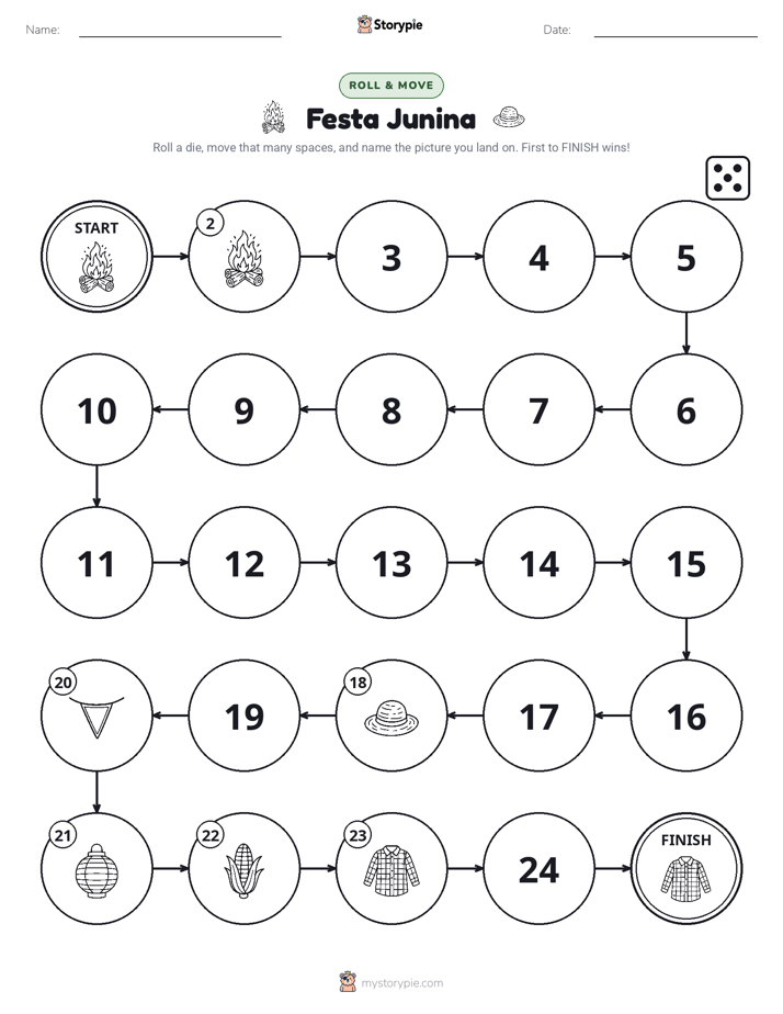 Roll & Move Game