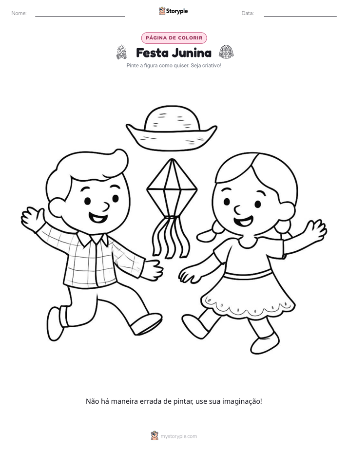 Página para colorir