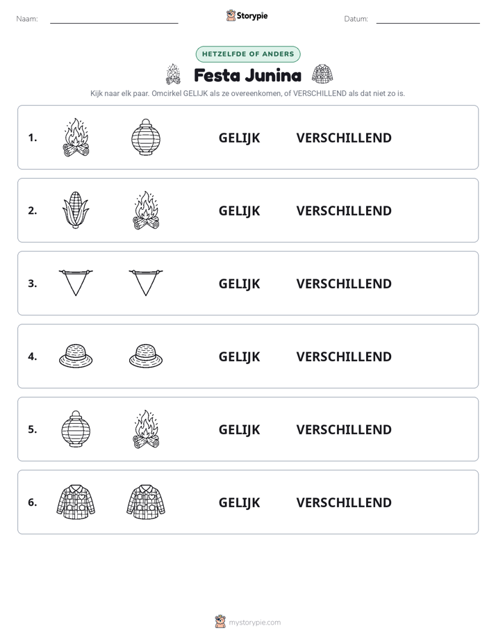 Zelfde of Verschillend