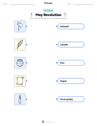 May Revolution printable worksheet preview