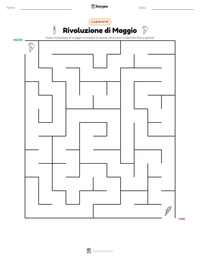 Anteprima della scheda stampabile di Rivoluzione di Maggio