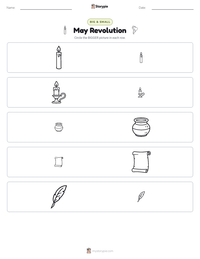 May Revolution printable worksheet preview