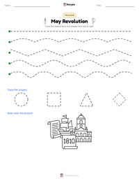 May Revolution printable worksheet preview