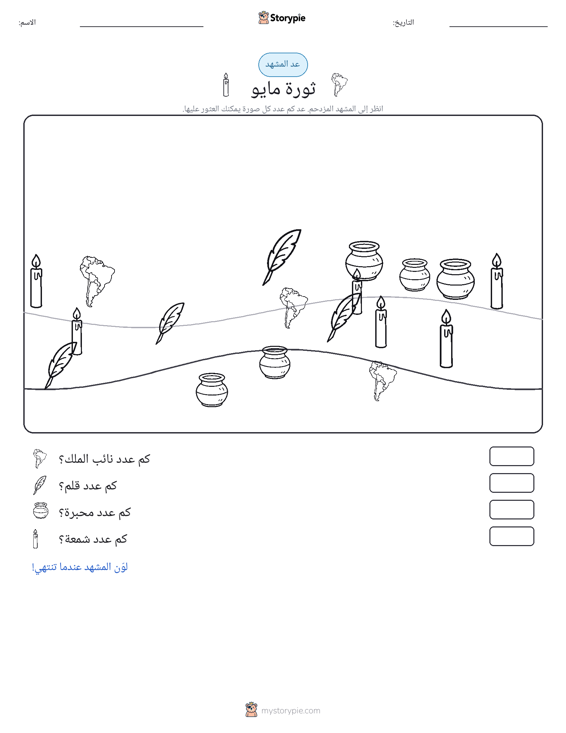 مشهد العد