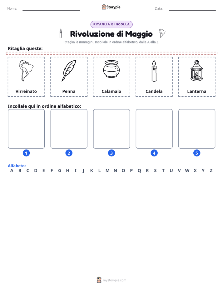 Taglia & Incolla Alfabeto