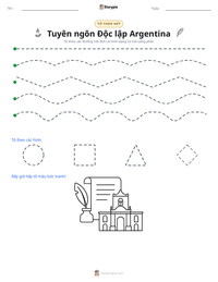 Xem trước tài liệu in sẵn Tuyên ngôn Độc lập Argentina