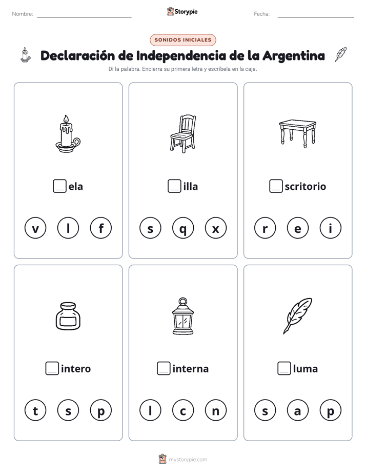 Sonidos Iniciales