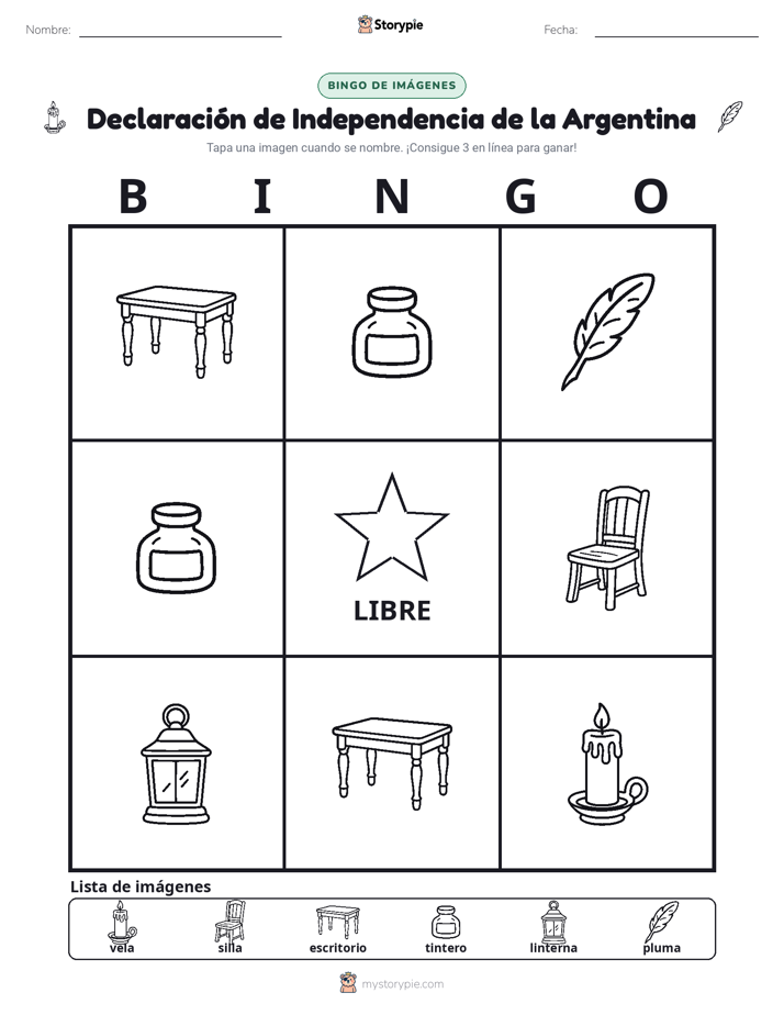 Bingo de Imágenes