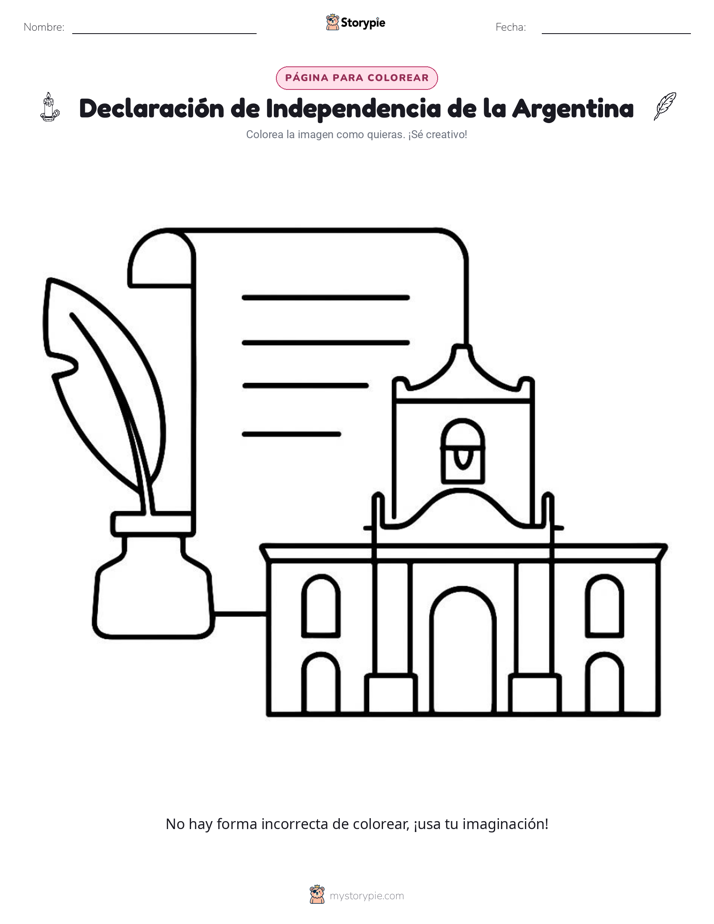 Página para Colorear