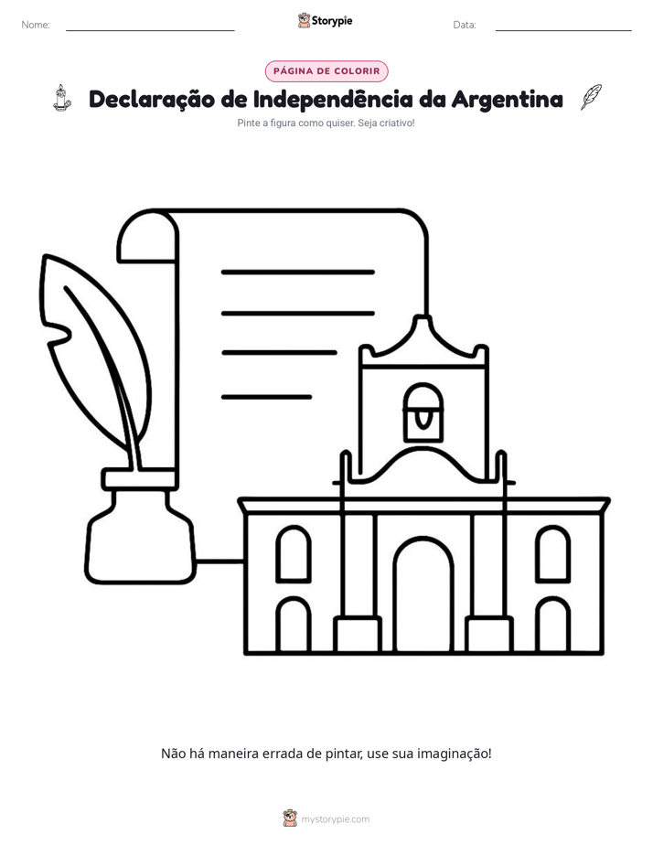 Página para colorir