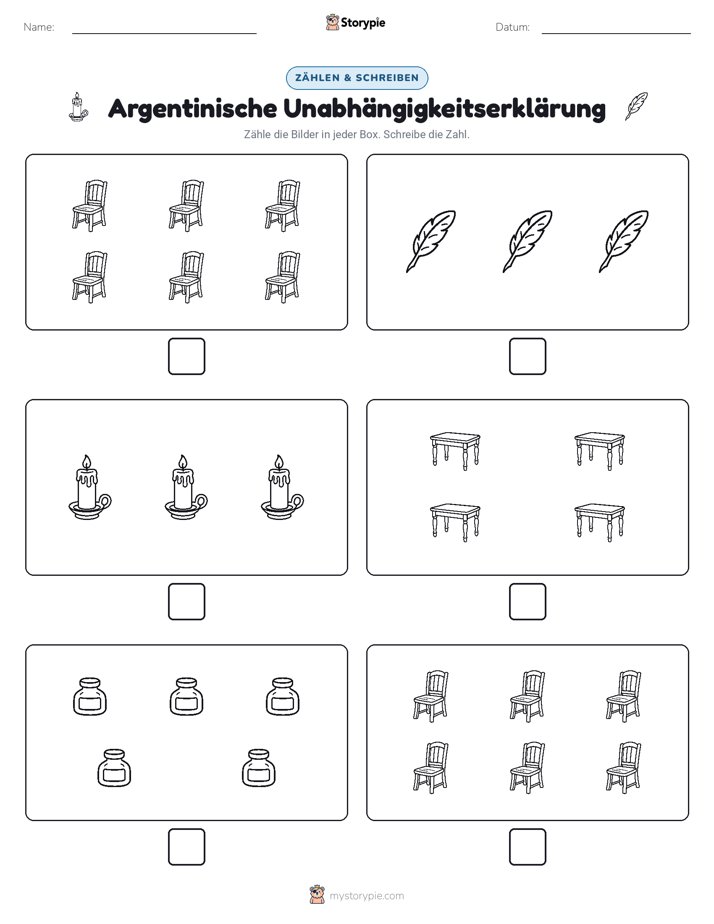 Zählen & Schreiben