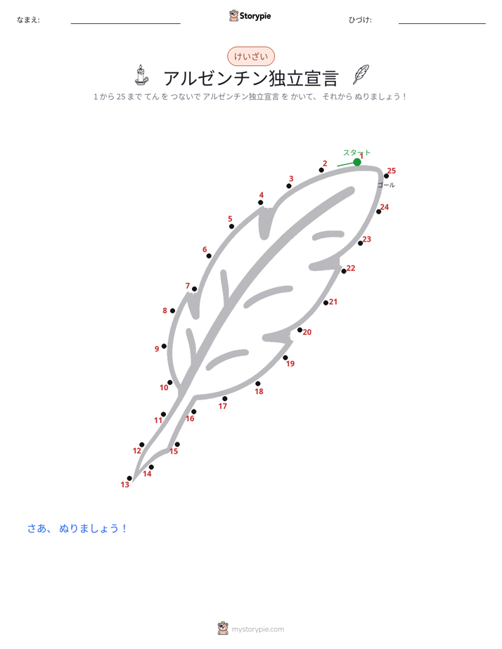 点つなぎ