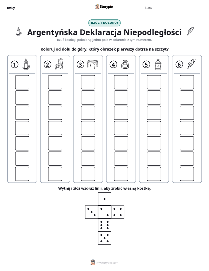 Rzuć i koloruj