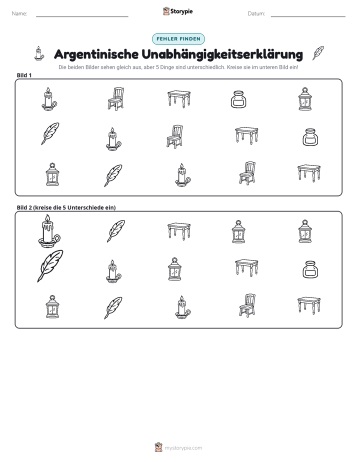 Finde den Unterschied
