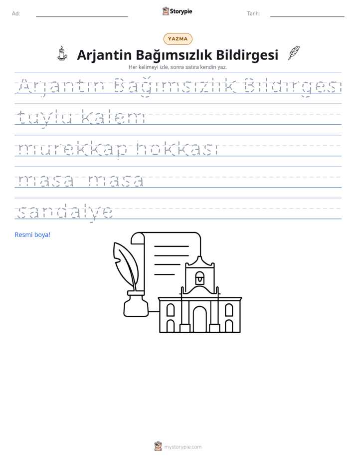 Yazma Pratiği