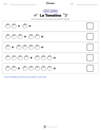 La Tomatina printable worksheet preview