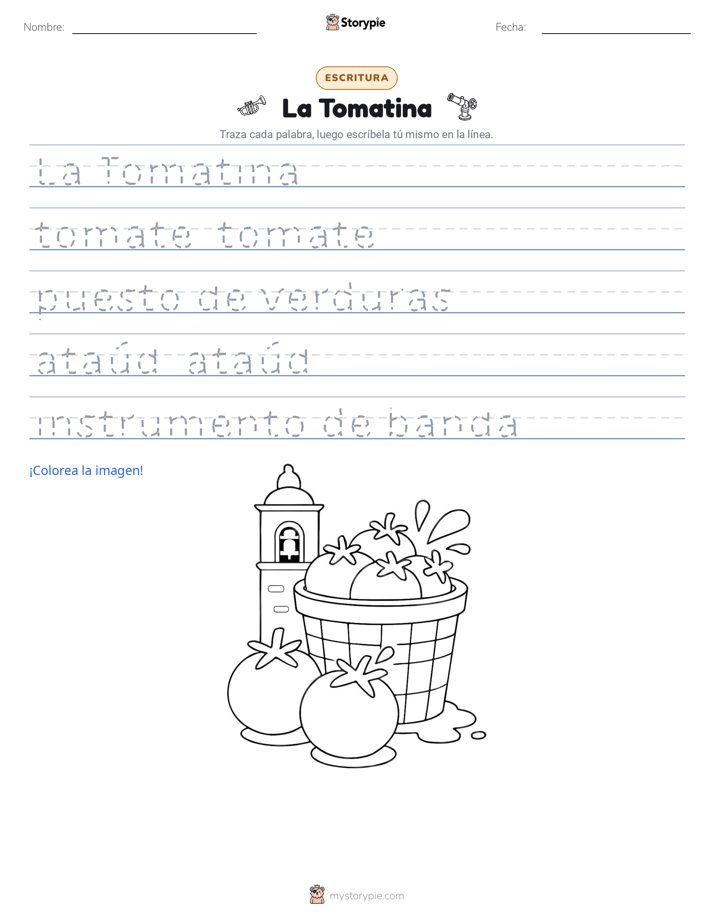 Práctica de Escritura