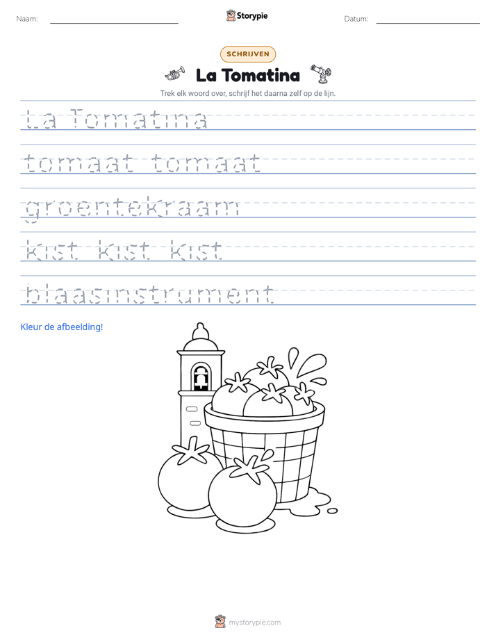 Schrijf Oefening