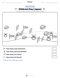 Children's Day (Japan) printable worksheet preview