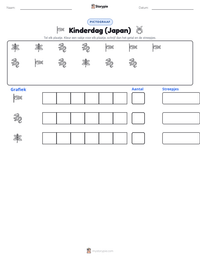 Kinderdag (Japan) afdrukbare werkblad voorbeeld