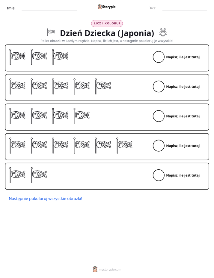Liczenie i Kolorowanie