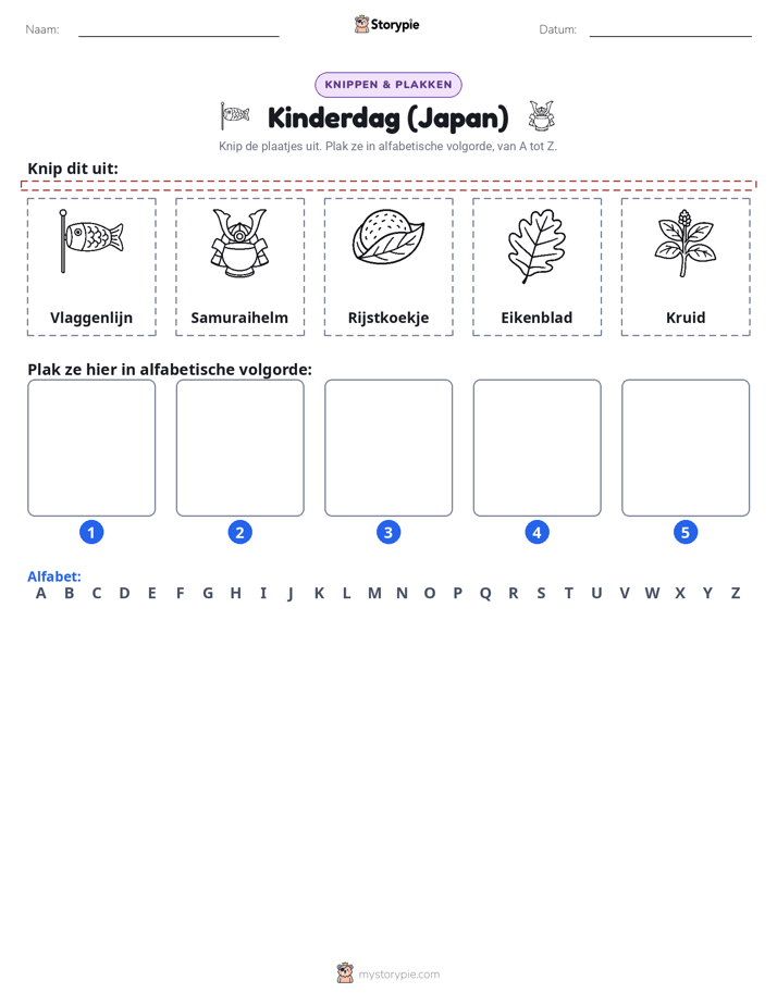 Knip & Plak Alfabet
