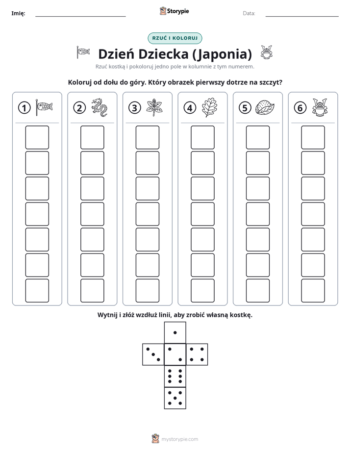 Rzuć i koloruj