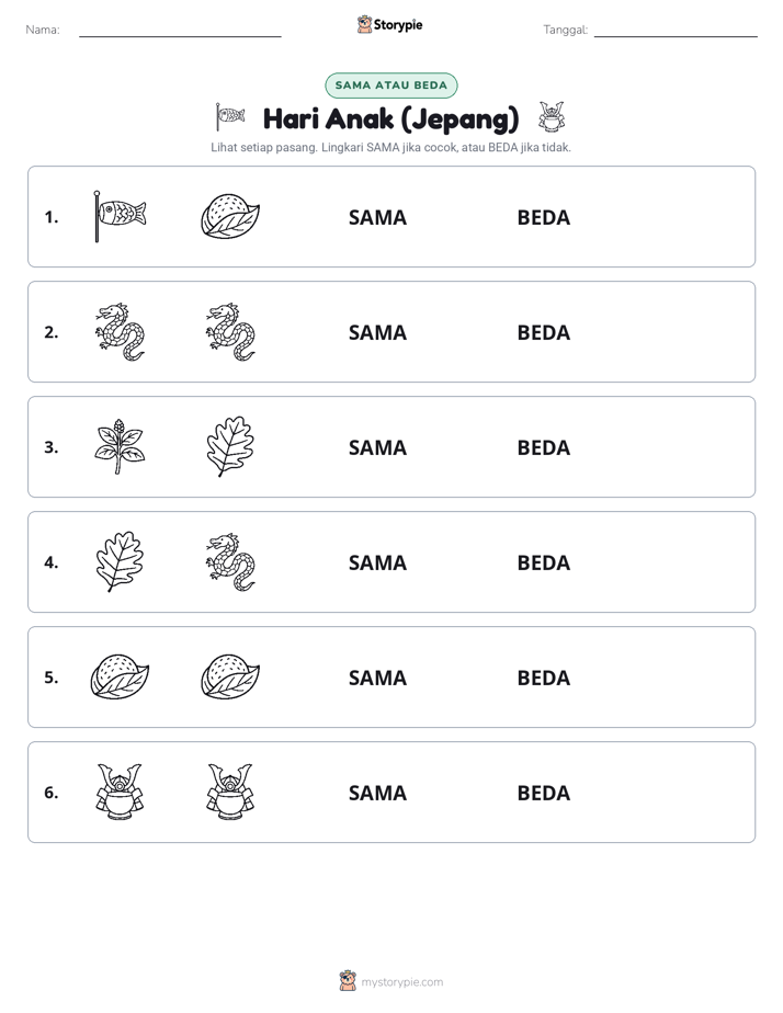 Sama atau Berbeda