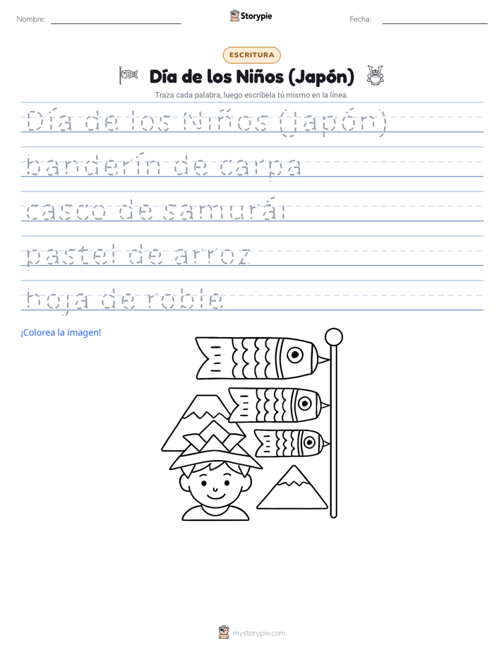Práctica de Escritura