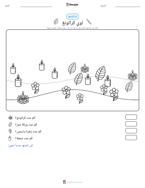 مشهد العد