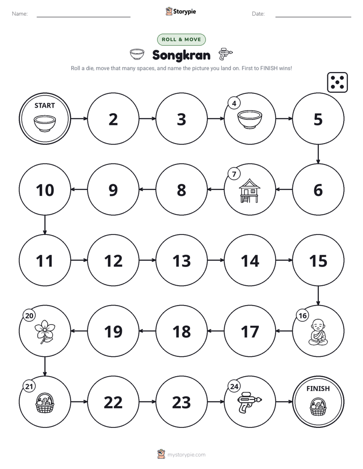 Roll & Move Game