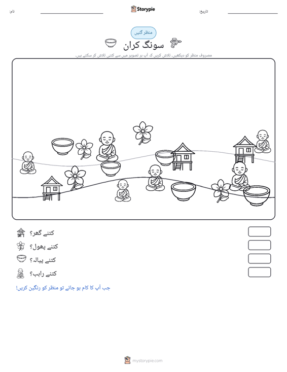 گنتی کا منظر