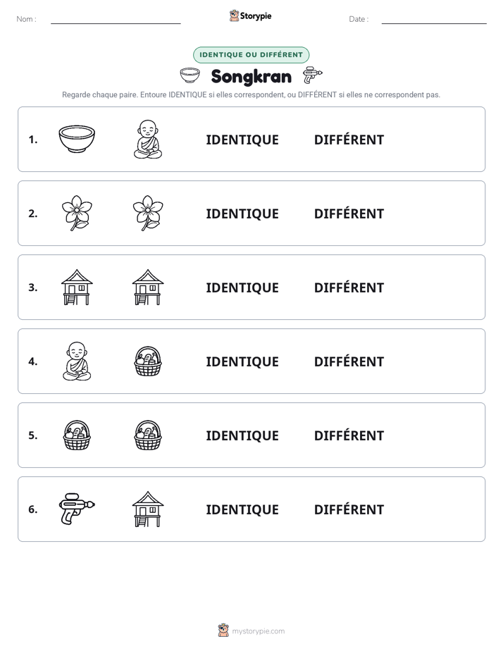 Identique ou Différent