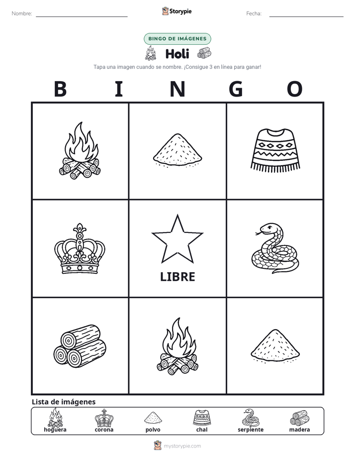 Bingo de Imágenes