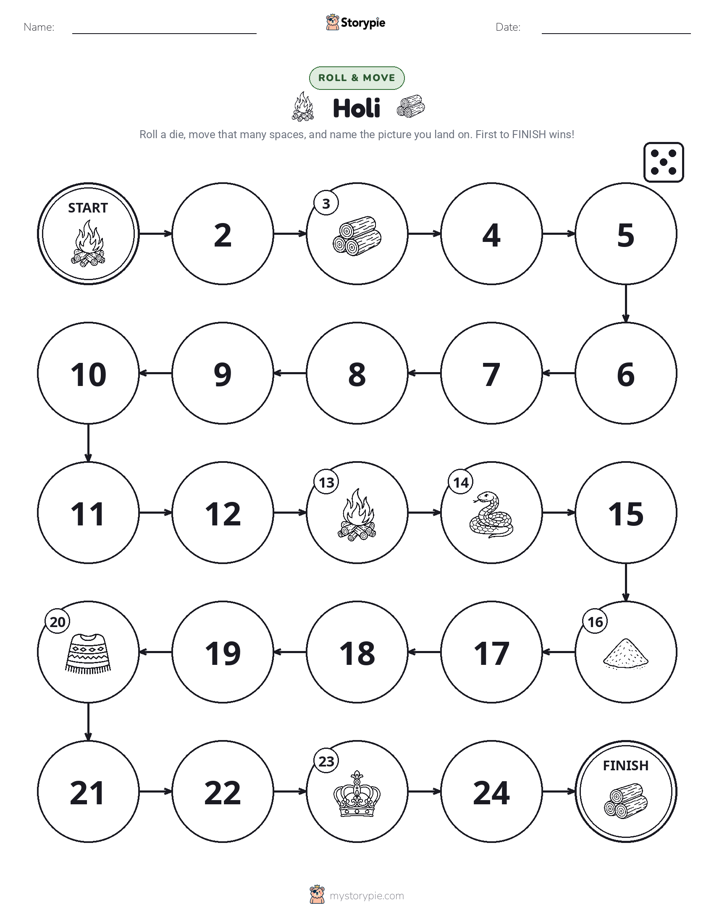 Roll & Move Game