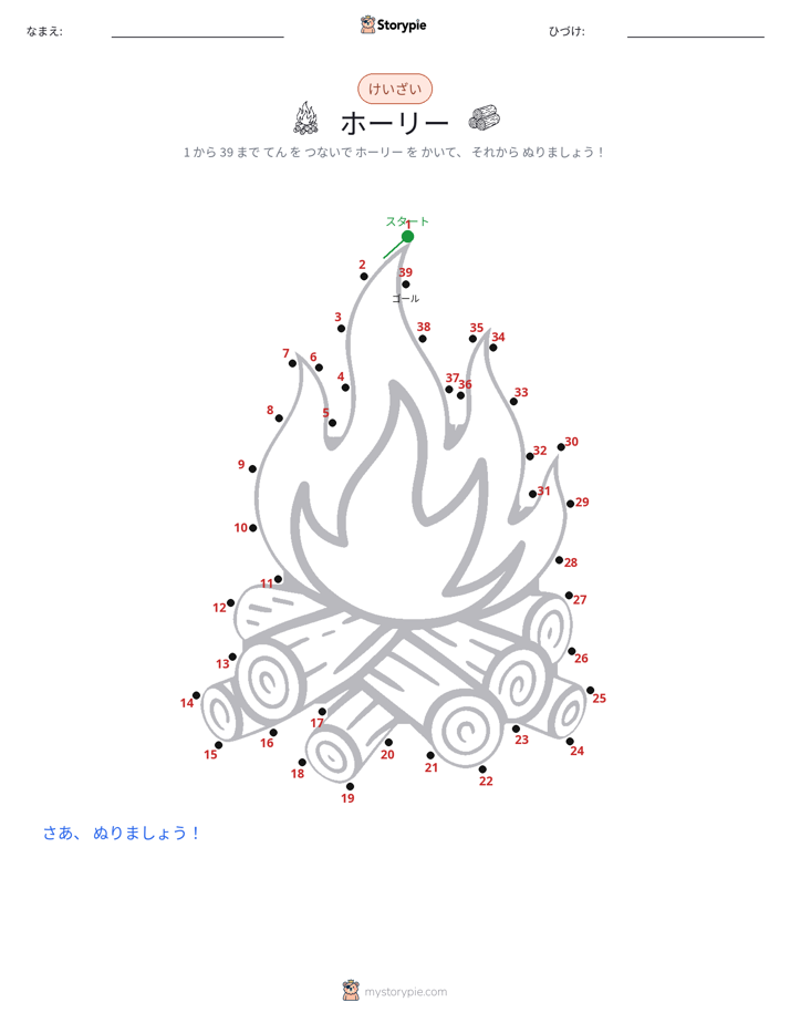 点つなぎ
