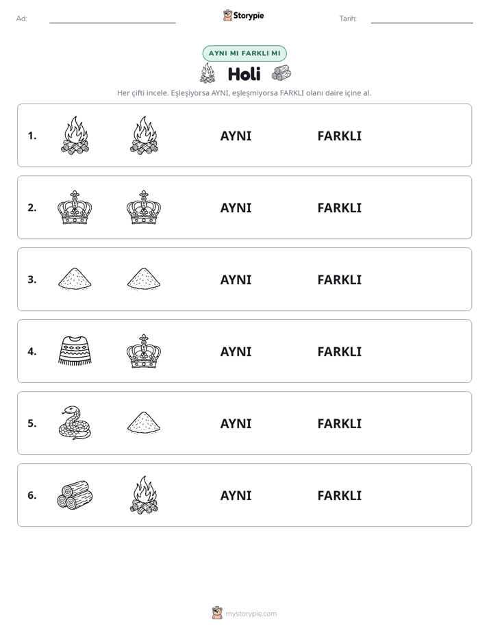 Aynı mı Farklı mı
