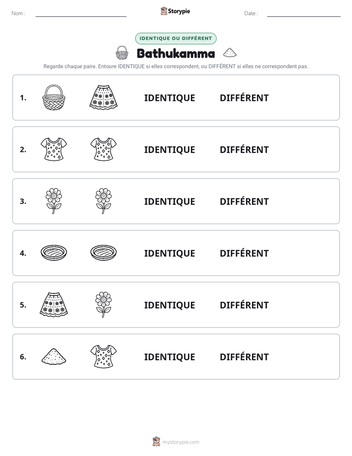 Identique ou Différent