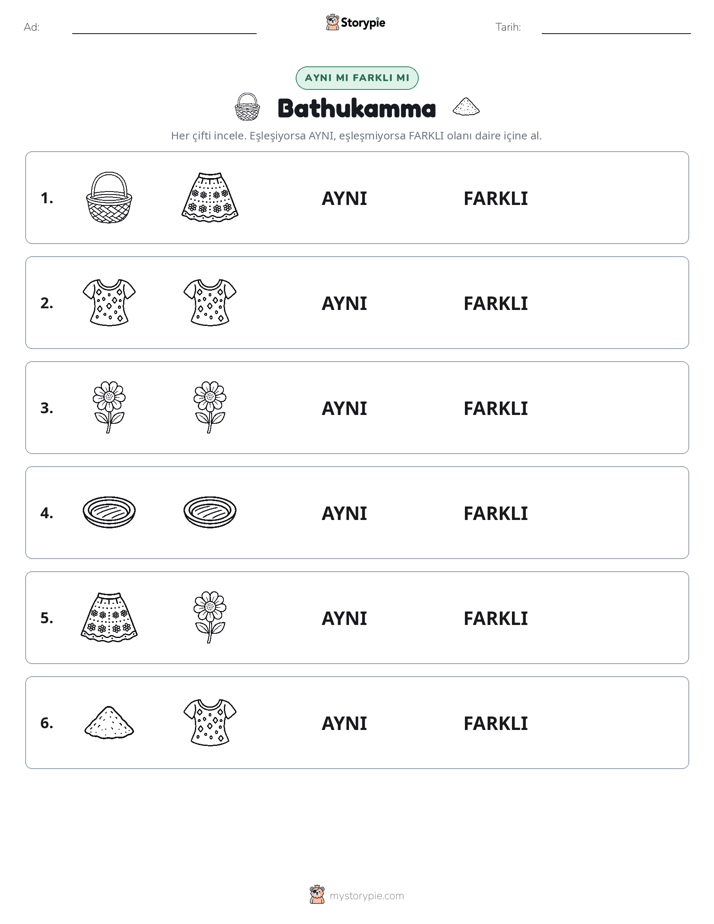 Aynı mı Farklı mı