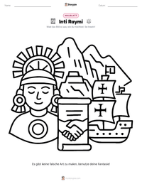 Inti Raymi druckbare Arbeitsblatt Vorschau